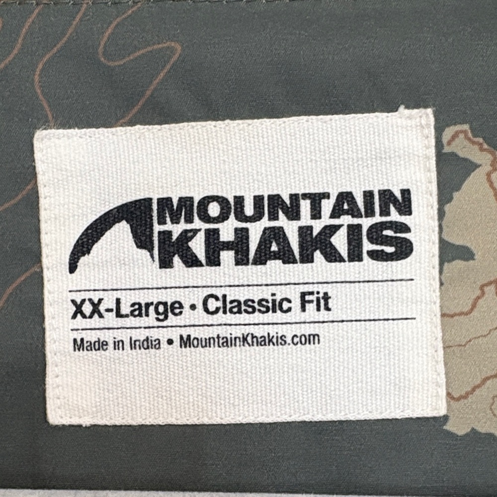 Mountain Khakis Olive and Rust Patterned Shirt‎ - image 2